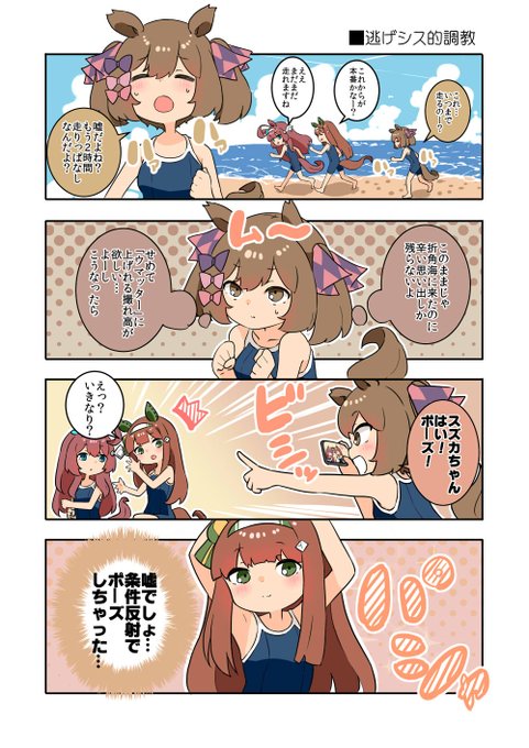 逃げ切りシスターズの夏休み!!!

#ウマ娘 