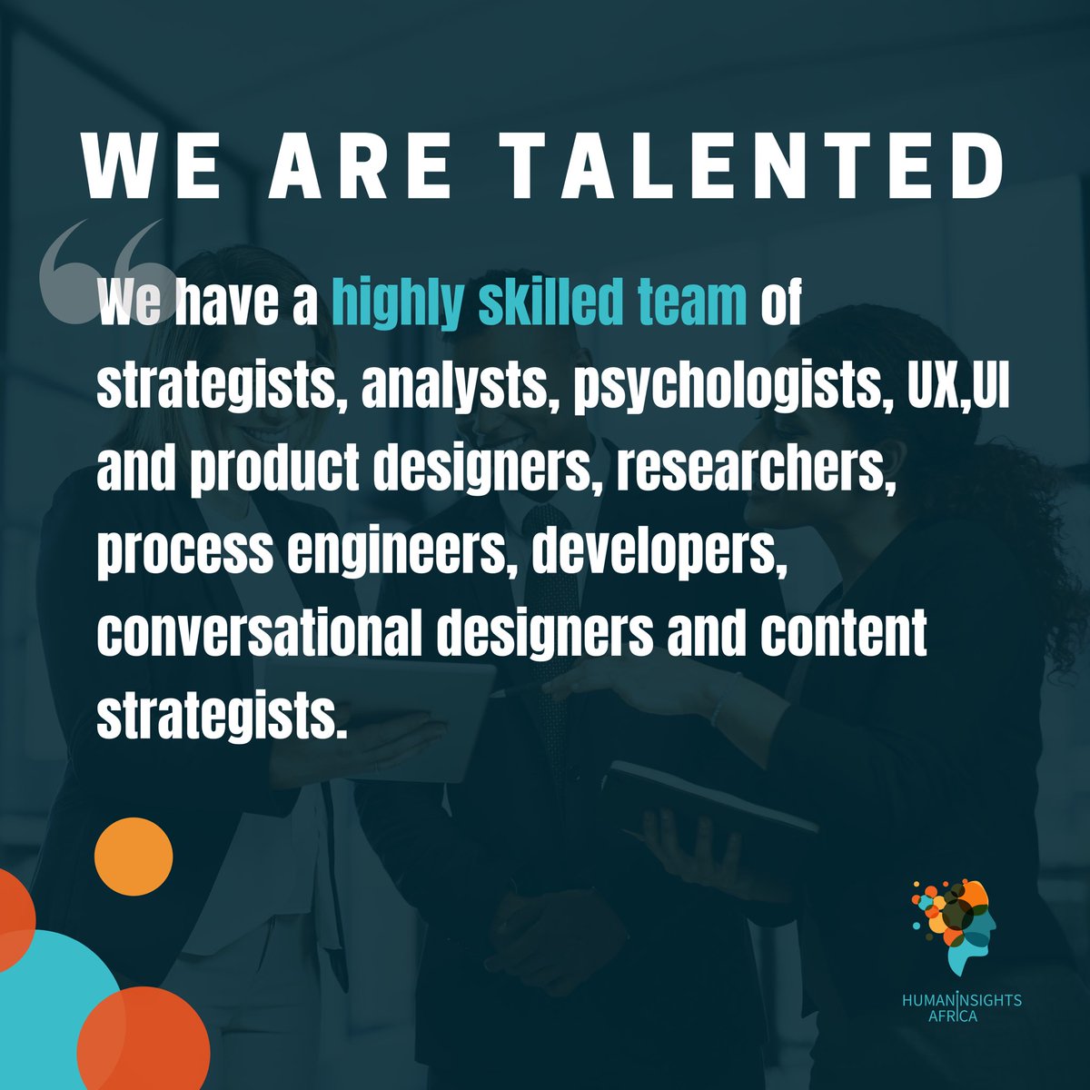 When you work with us, you partner with a team equipped with experience to solve real human problems by crafting and executing your digital strategy.
.
#humaninsights #customerservice #customerreview  #cx #customer #happycustomer #digitalmarketing #customerjourney #happycustomers