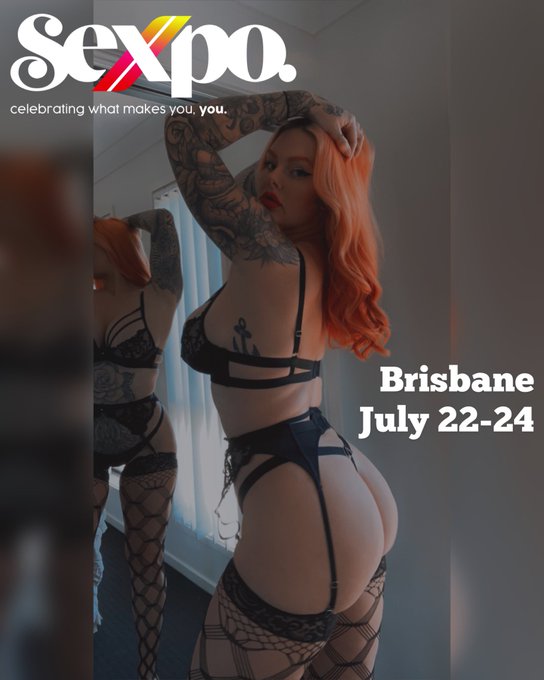 Come see me at my @SexpoAustralia booth 🧡🧡 https://t.co/BcD70zW3gV<a class="tags" target="_blank" title="On Twitter" href="/?out=eyJ0eXAiOiJKV1QiLCJhbGciOiJIUzUxMiJ9.eyJpYXQiOjE3MjE2NTMzMTUsImlzcyI6InR3cG9ybnN0YXJzLmNvbSIsIm5iZiI6MTcyMTY1MzMxNSwiZXhwIjoxNzUzMTg5MzE1LCJyZWRpcmVjdF91cmwiOiJodHRwczovL3R3aXR0ZXIuY29tL1NleHBvQXVzdHJhbGlhIn0.-o4TiOxj2QQAL6TlNDczBAHP2_IKqsZfdcPEBXx9zXb-R6osLCp8e4RplW6w6mMMnH-u8sFDv0uzgezgbLxYHg">@SexpoAustralia</a>