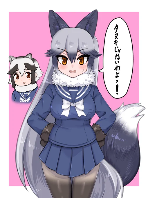 タヌキ?なギンギツネ 