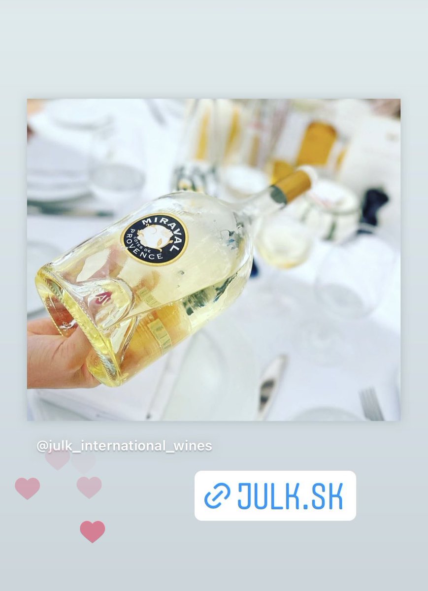 julk_wine's tweet photo. Miraval Blanc😊Jollie&amp;Pitt https://t.co/SGps65UaJW