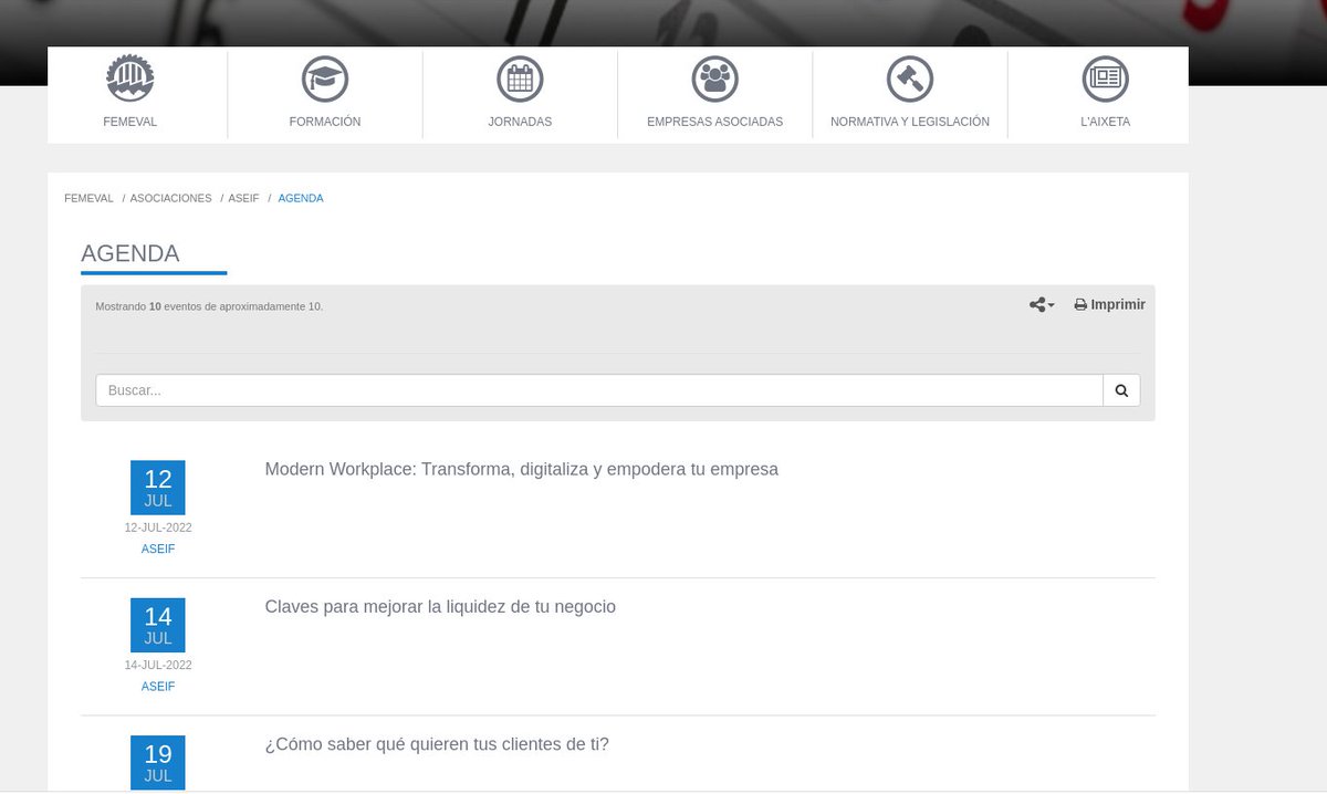 ASEIFes's tweet image. ¡Consulta nuestra #agenda! En ella encontrarás los últimos #cursos y la #formación que necesitas para continuar creciendo como profesional. ¡Échale un vistazo! 🙂 bit.ly/3nStsJS