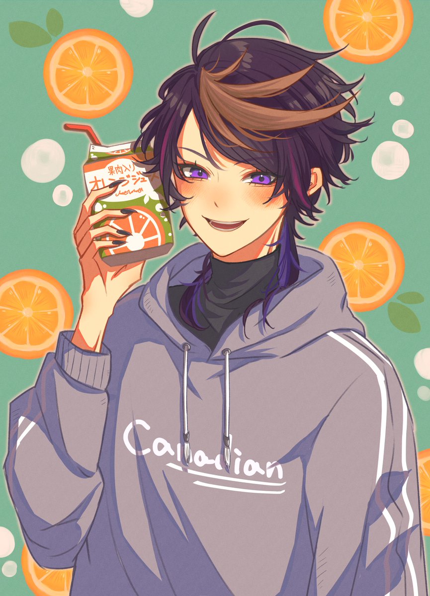 「orange juice boy#YaminoArt 」|もちごめのイラスト