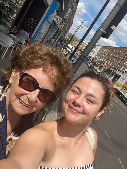 This is my Nan, who is EIGHTY NINE, and who got the TUBE and the BUS in 30 degree heat yesterday to come<a href="/tag/christmas"class="tags"><span>#christmas</span></a><a href="/tag/xmas"class="tags"><span>#xmas</span></a><a href="/tag/mrsclaus"class="tags"><span>#mrsclaus</span></a><a href="/tag/msclaus"class="tags"><span>#msclaus</span></a><a href="/tag/christmaself"class="tags"><span>#christmaself</span></a>