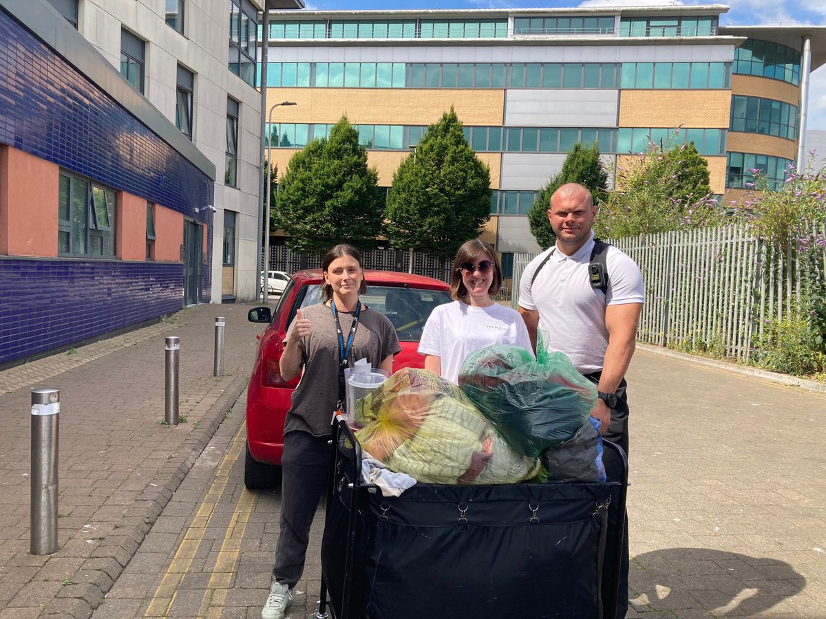 A big thank you to the people at <a href="/MenziesLLP/">Menzies LLP</a> for their donations as part of their Make a Difference week.  Our colleagues Ellen and Tom were on hand to accept them this morning.