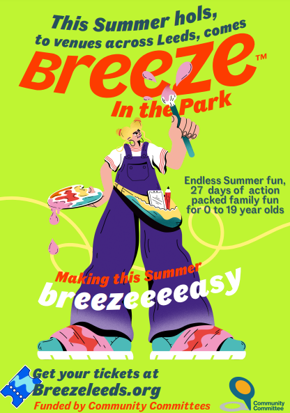 BramhopePS's tweet photo. 27 Breeze in the Park events we are delivering across Leeds, something for all ages! https://t.co/SNCcWfUwwo https://t.co/GDyOttmtDI
