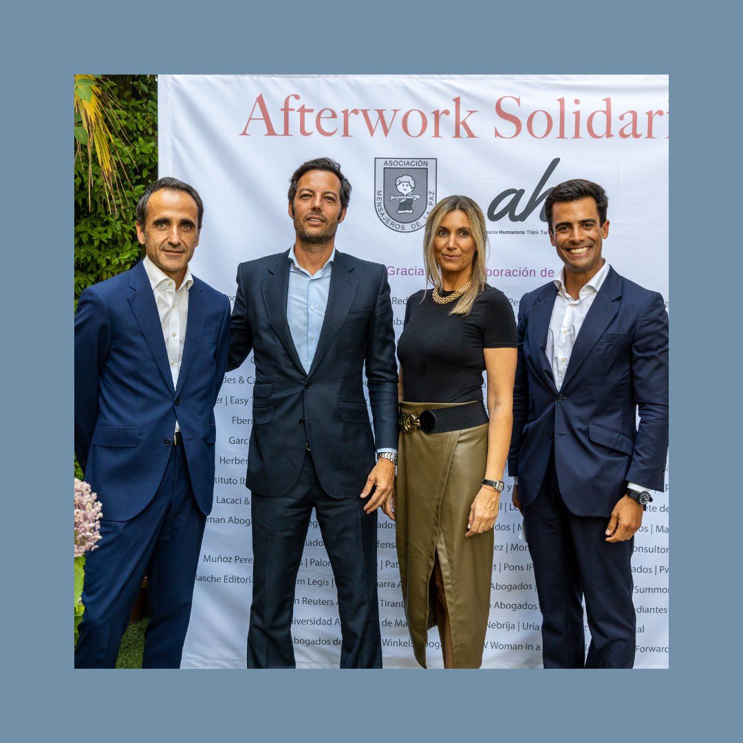 Muchas gracias por asistir al Afterwork Solidario de Abogacia Humanista con <a href="/Padre_Angel/">@MensajerosdelaPaz</a>