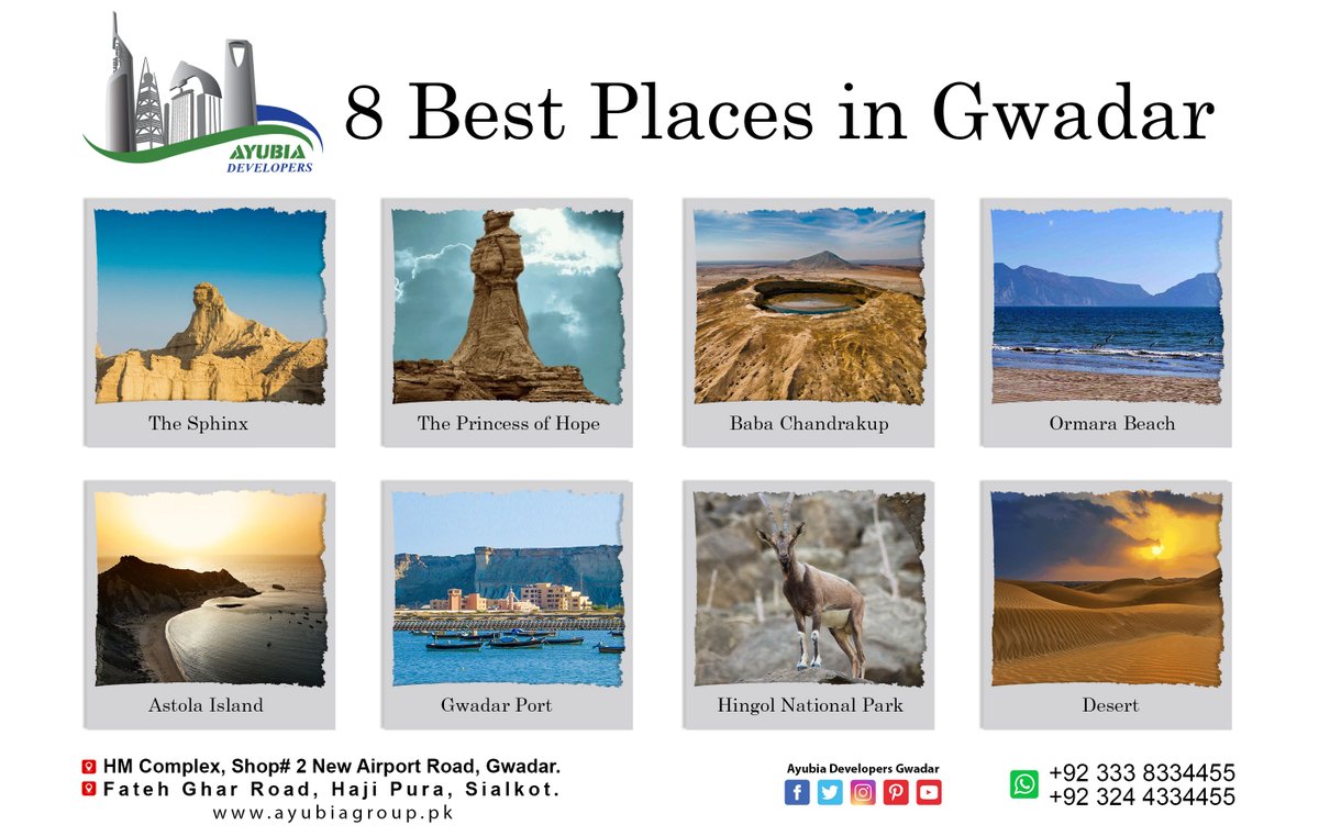 8 Best Places In Gwadar.
#thesphinx #theprincessofhope #ormarabeach #astolaisland #gwadarport #hingolnationalpark #desert #gwadar