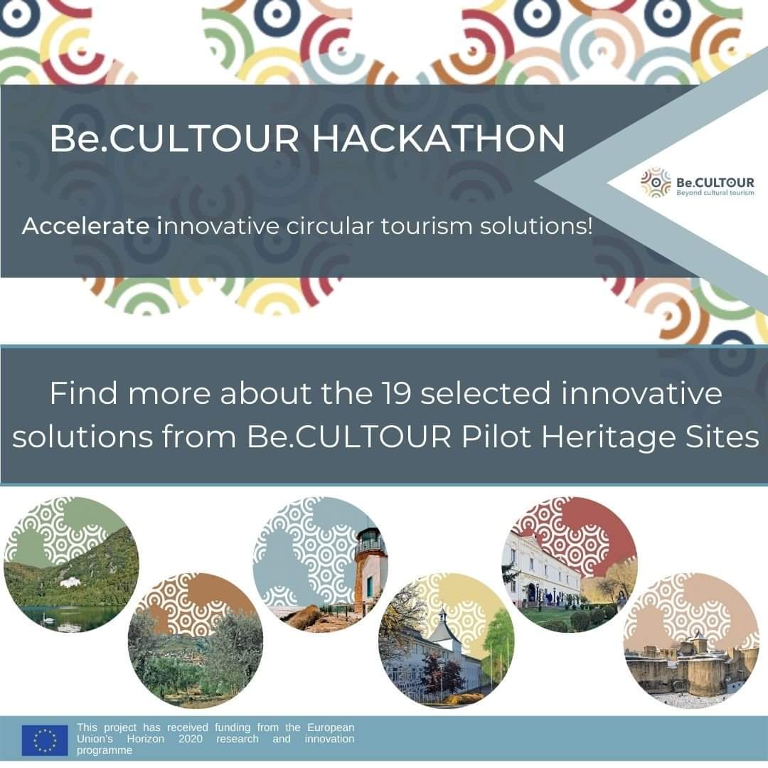 #BeCULTOUR opened a call for passionate innovators to shape the future of #cultural #tourism through innovative services and/or products in the Be.CULTOUR Pilot Heritage Sites. 

Can’t you wait to discover them? Check the dedicated webpage here:  becultour.eu/hackathon