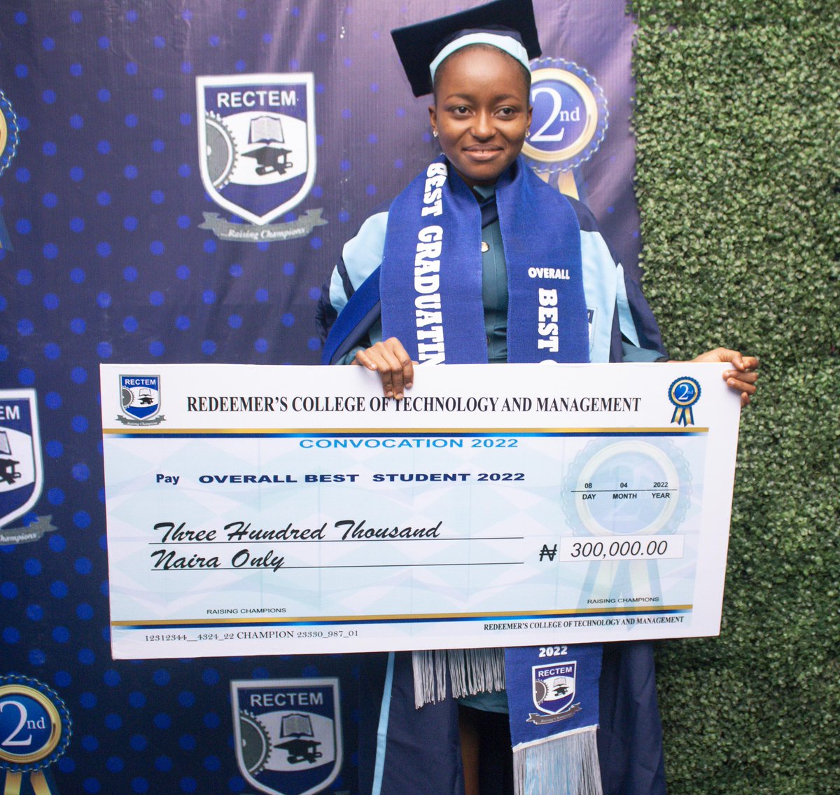rectemofficial's tweet photo. The overall best student Jessica Joy who bagged 16 Awards during the 2022 Convocation Ceremony.
#rectemschools
#rectem
#rectempro https://t.co/ZKm0eDsqE7