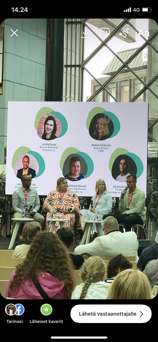 Digimaailman  työvoimatarpeen haasteet Suomessa.⁦<a href="/SuomiAreena/">SuomiAreena</a>⁩ keskustelu käynnissä.Media-alalla myös ajankohtainen. kysymys mm. lehtien jakelutoiminnassa.#digitalisaatio ⁦<a href="/Medialiitto/">Medialiitto</a>⁩