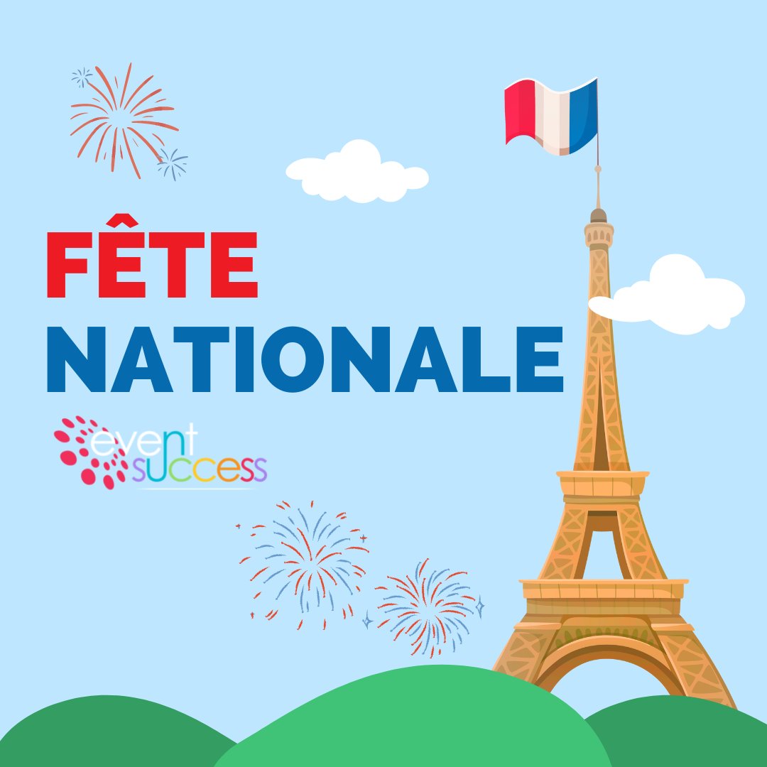 EventSuccessFR's tweet image. 🎆Event Success vous souhaite un bon 14 juillet 😊🇫🇷