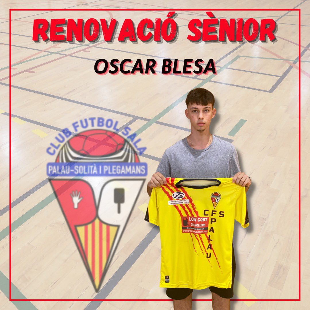 RENOVACIÓ 🚨‼️

➡️ Oscar Blesa (@oscarrblesa ) seguirà una temporada més com a jugador del sènior masculí!🙌🏻

Molta sort la temporada 2022/2023!✅