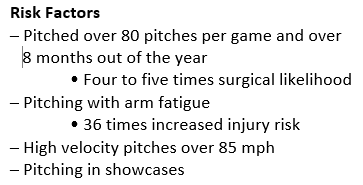 Risk Factors for Shoulder and Elbow Injuries in Adolescent Baseball Pitchers researchgate.net/publication/73…