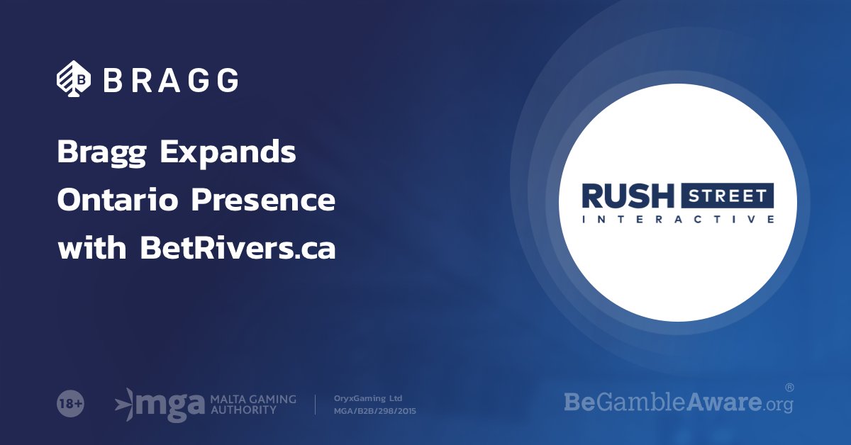 We are now live in Ontario with Rush Street Interactive, further expanding our presence in the region by this partnership.

$BRAG