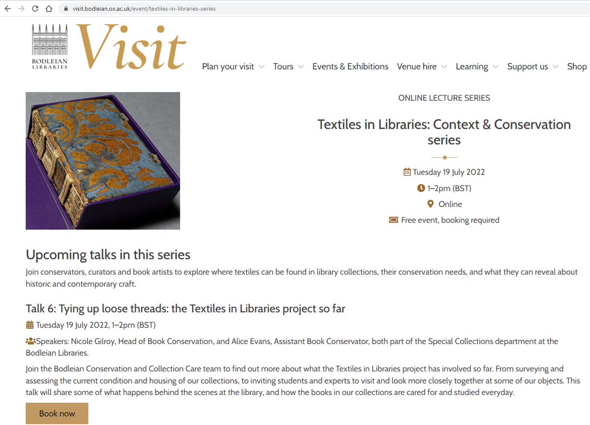HLaehnemann's tweet photo. Tue 19 July 1pm: 'Tying up loose threads'
Great title for last session of 'Textiles in Libraries'; just putting together a few slides abt the symbiosis of texts &amp; textiles and why understanding the exact materiality of cross-over is crucial for research
https://t.co/n0SkBuaFDU https://t.co/JedDBeoG2S