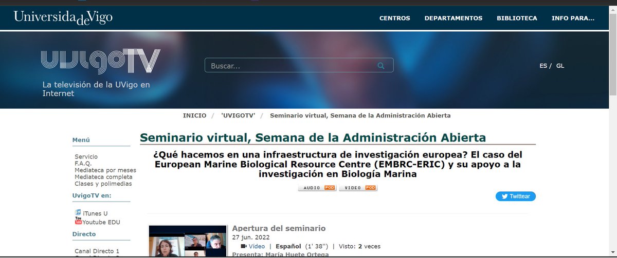 EMBRC-Spain tweet media