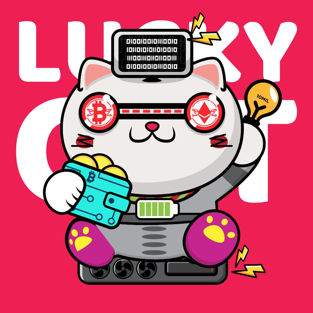 #*?#+!$&amp;^- 💸 , do you heard it what Crypto LuckyCat telling us ? 🐈
Leave down your most creativity comment on below there ! Tell us what is it saying ! And join it our discord now !

#luckycat
#sneakpeak #NFTs #Community 
#Murakami #Crypto #metagenesisfrens