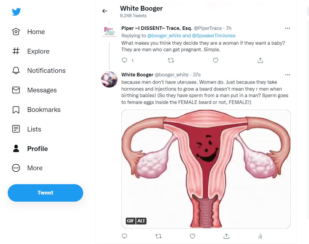 These people r really nuts... Check out the responses to a post from someone who really thinks men can still be men when birthing a child from a vagina! Unless I'm missing something men can't shit babies out their asses! All they would get is turds! Just saying... 🤪🤪🤪