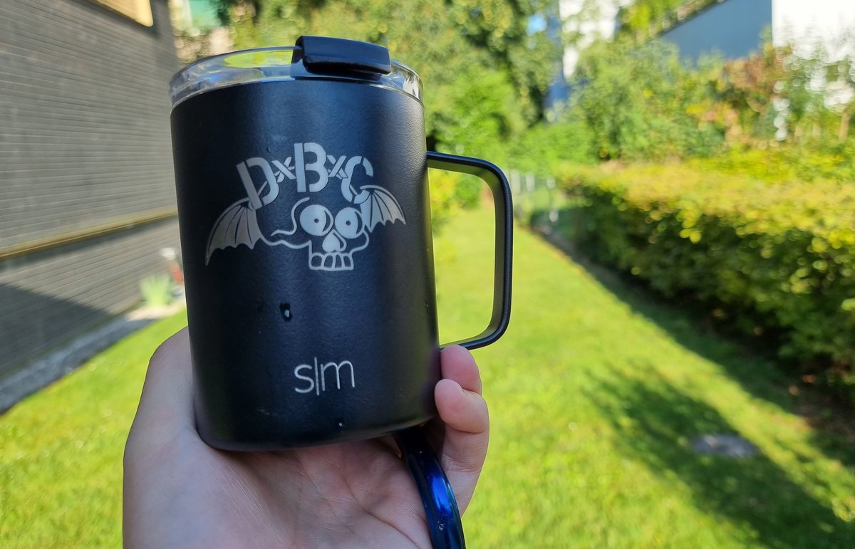 MacScharf's tweet photo. @Metalverse_AI GM! 
@DeathbatsClub mug hits different 🔥 https://t.co/YIsHSMYnOi