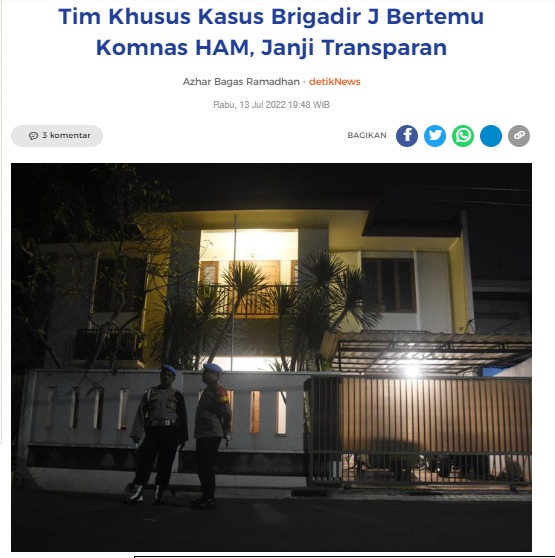 Semoga tim khusus yang menginvestigasi kasus ini bisa mendapatkan hasil yang terbaik dan transparan yaa Bersama Dukung Timsus
#PercayakanTimKhusus