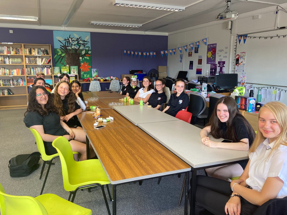 CantonianHSLib's tweet photo. Thank you to the pupils from the After-School Pupil Book Club that came to our end of year Cake &amp; Chatter meeting! We started in October and have read a total of 11 books between KS3+4! You are a credit to our school and to each other, thank you!📚✨ @cantonianhs https://t.co/sTRXf2ZHoI