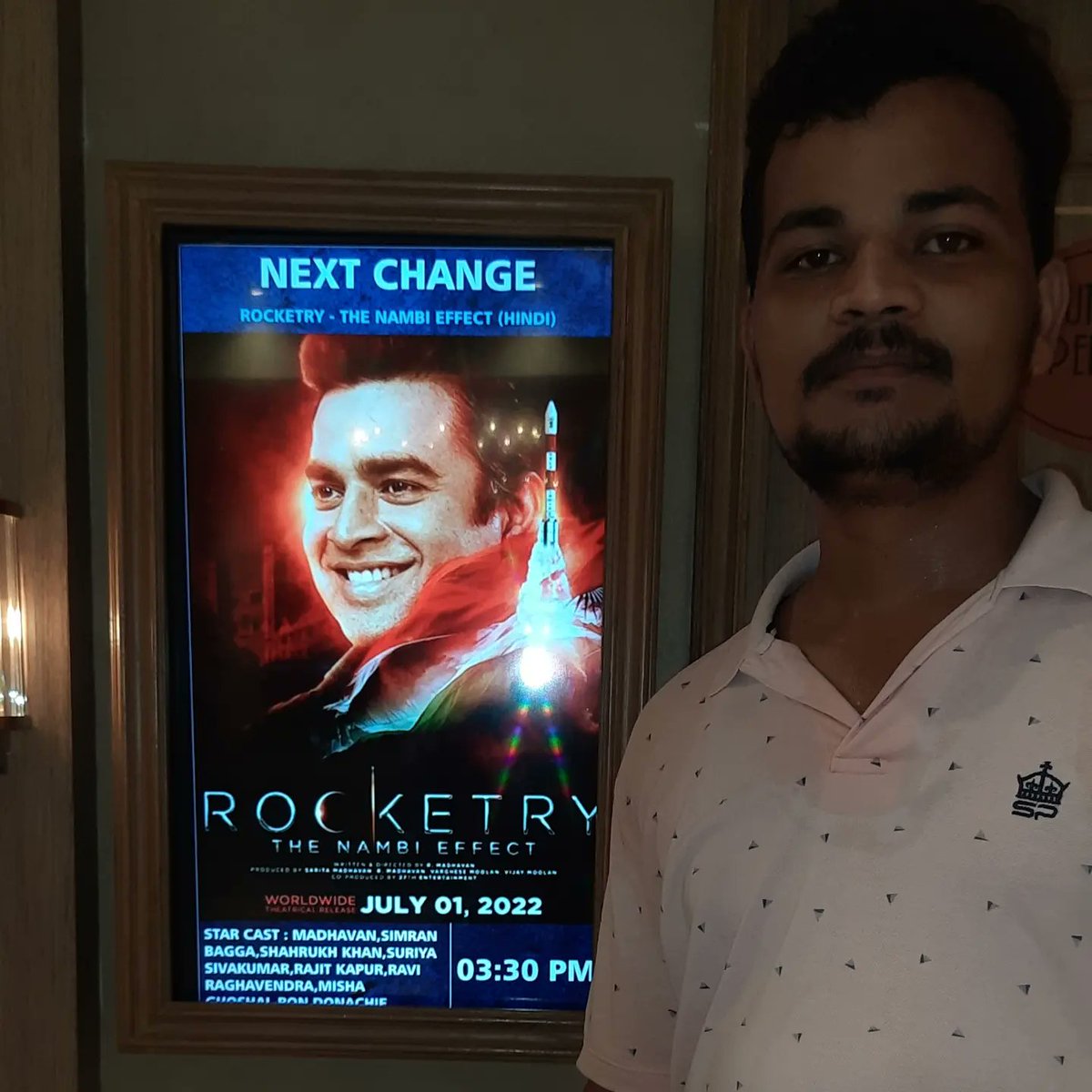 officialmanishh's tweet photo. Yesterday, I recognised and knew a great scientist of ISRO very well. I have now come to know about the events of his life, his fight and the work done by him. And all this has been possible with the help and work of Sir @ActorMadhavan.
I salute you, @NambiNOfficial. https://t.co/IAYVrhA5lj