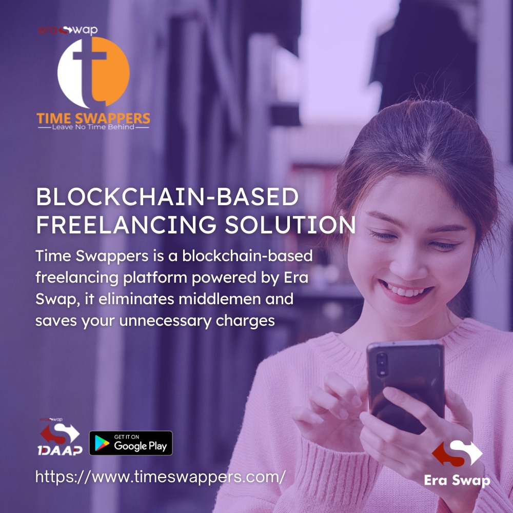 BetDeEx's tweet photo. Become a freelancer on blockchain-based Era Swap Freelancing platform β #TimeSwappers
Time Swappers:- https://t.co/zD4C1tAX55
#freelancing #decentralized #Ecosystem https://t.co/nnT7xra8cf