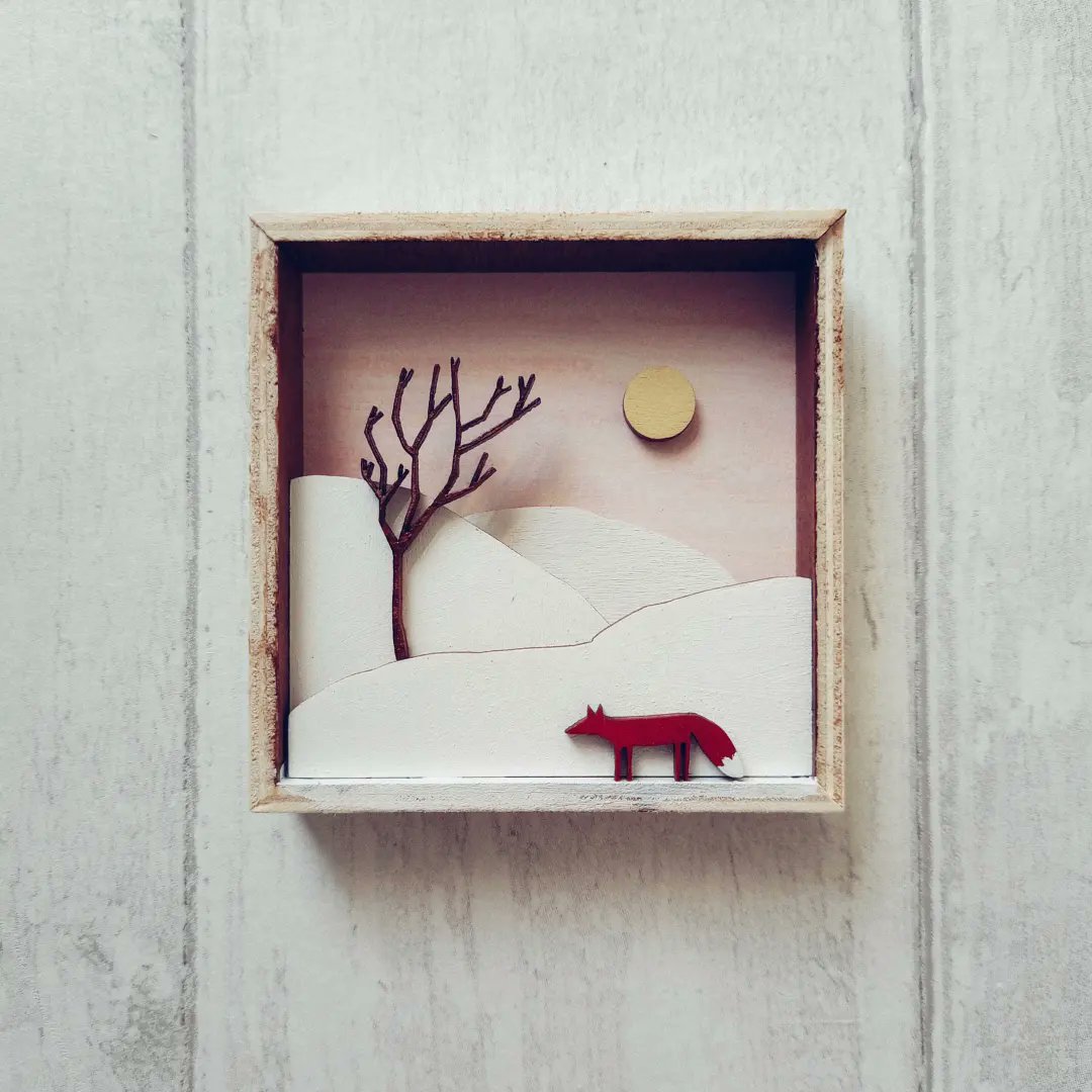 sadpandaprints's tweet photo. Here's a nice wintry scene... just in case anyone's needing a wee cool down right now ๐โ๏ธ ๐ฆ
https://t.co/EfJb4KNWpK
#veryseasonal #staycool #stayclassy #miniaturescenes #foxinthefield #diorama #lowwintersun #scottishcountryside #midwinter #midsummer #hooperhart https://t.co/hSovoTAiJh