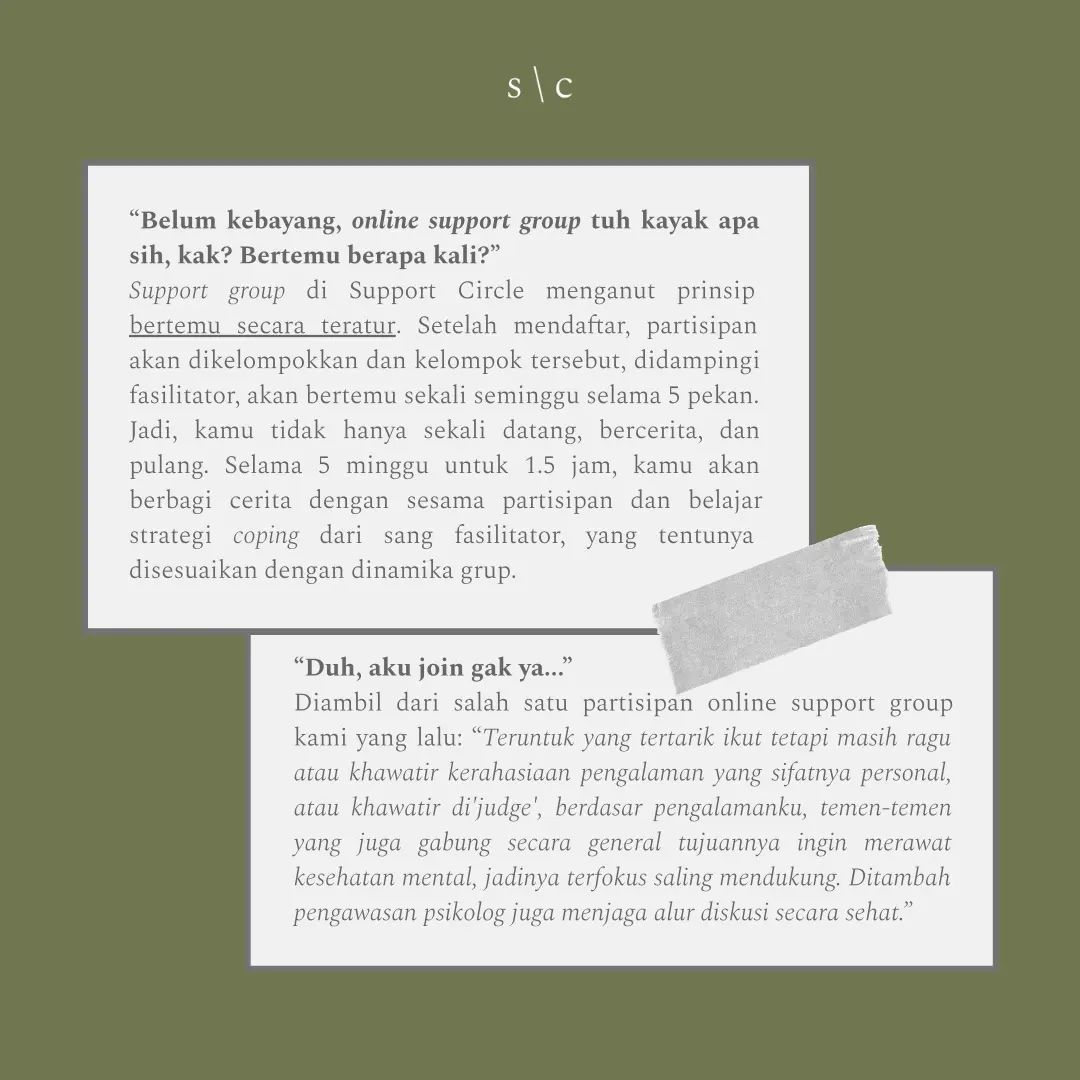 supportcircleid's tweet photo. Akhirnyaaa Support Circle kembali melaksanakan support group secara online untuk penderita/penyintas depresi, ansietas, dan juga bipolar.
⁣⁣⁣⁣
Support group akan berlangsung secara rutin selama 5 pekan dengan durasi 1.5 jam per sesi. https://t.co/tfqjqJ4Uwk