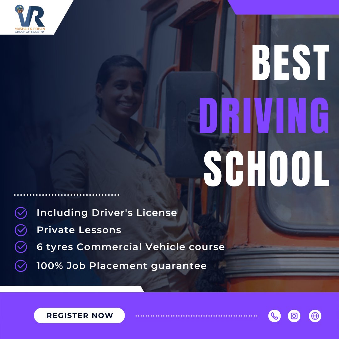 Vrodriving's tweet photo. Let's learn and grow with our driving school. We only teach females to drive, 6 tyre commercial vehicles and other vehicles too.

Contact Us- +91 8506000516

#driving #getlicensed #commercialvehicle #getplaced #VROdriving #VRO https://t.co/DpQWEMPaaY