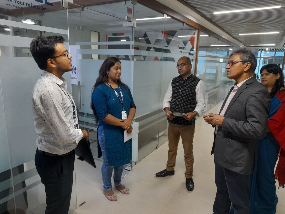 startup_odisha's tweet image. Hon'bl @SujeetKOfficial, Member of Parliament, Rajya Sabha and Hon'bl Executive Chairman @Omkar_Raii interacted with our startups Wooble and @avetilearning. 

#startupsinodisha #startupecosystem #odisha