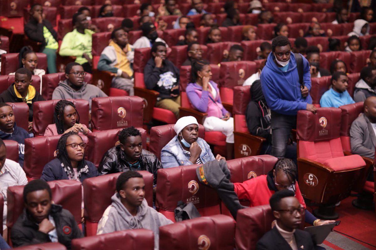 eMobilis's tweet image. Our students at Kenya National Theatre for the Annual Tech talk and Web Development Cohort 2 Graduation

#eMobilisTechtalk #Techtalk2022 #WebDevGraduation
