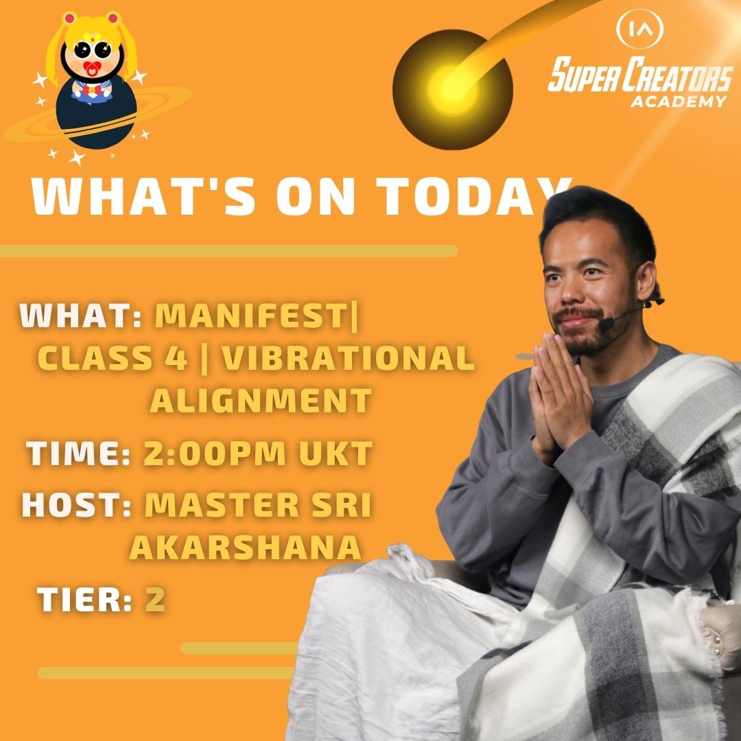 SuperCreator_'s tweet photo. Trust the process, what you invest your time in defines who you are.
So,who do you want to be?๐
Make a Statement for yourself today and join the #SCA today to work on yourself๐ซ
๐Set a reminder and get access to the classes via the token holder area in Discord
#NFTCommunity https://t.co/2qEY6NhTie