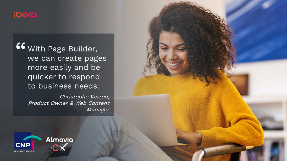 ibexa_co's tweet photo. [SUCCESS STORY] Thanks to greater management agility, CNP Assurances created a website with simpler, more fluid navigation to communicate to institutional investors, its partners (who distribute its products) and of course, its policyholders. Full story https://t.co/3tERP4ykZh https://t.co/4pvubohvlJ