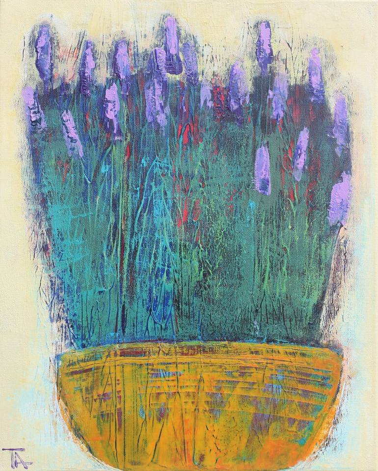 'Lavender' by contemporary artist Tatyana Ausheva #WomensArt