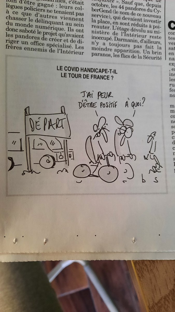 😂 Toujours excellent @RodolpheUrbs 😂 Ici son dessin dans le <a href="/canardenchaine/">Le Canard enchaîné</a> 
#dessindepresse #TourDeFrance #TourDeFrance2022 #cyclisme #sport