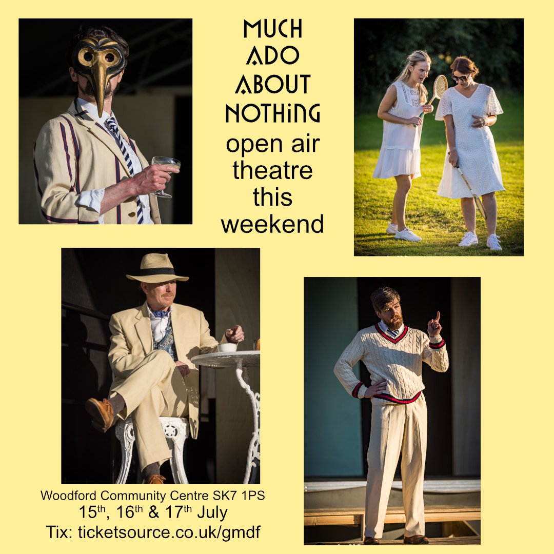 Woodford Centre SK7 (@woodfordcentre) on Twitter photo Who have we here? Come & find out at Much Ado About Nothing this weekend, bring ur picnic. Tix:bit.ly/3xRji0u @HarrisBarbara3 <a href="/DerekManton/">Derek Manton</a> <a href="/Bevclarkplays/">BevClark</a> <a href="/i_am_stockport/">I Am Stockport</a> <a href="/stopfordians/">Stopfordian</a> <a href="/CarverTheatre/">The Carver Theatre</a> <a href="/amylouisehall88/">Amy Evans</a> <a href="/DLittleTheatre/">Droylden Little Theatre π</a> <a href="/pbcrossen/">Cllr Peter Crossen</a> <a href="/RealCheshireSet/">TheRealCheshireSet</a> <a href="/GMDFdrama/">GMDF Drama Fed π</a> Who have we here? Come & find out at Much Ado About Nothing this weekend, bring ur picnic. Tix:bit.ly/3xRji0u @HarrisBarbara3 <a href="/DerekManton/">Derek Manton</a> <a href="/Bevclarkplays/">BevClark</a> <a href="/i_am_stockport/">I Am Stockport</a> <a href="/stopfordians/">Stopfordian</a> <a href="/CarverTheatre/">The Carver Theatre</a> <a href="/amylouisehall88/">Amy Evans</a> <a href="/DLittleTheatre/">Droylden Little Theatre π</a> <a href="/pbcrossen/">Cllr Peter Crossen</a> <a href="/RealCheshireSet/">TheRealCheshireSet</a> <a href="/GMDFdrama/">GMDF Drama Fed π</a>