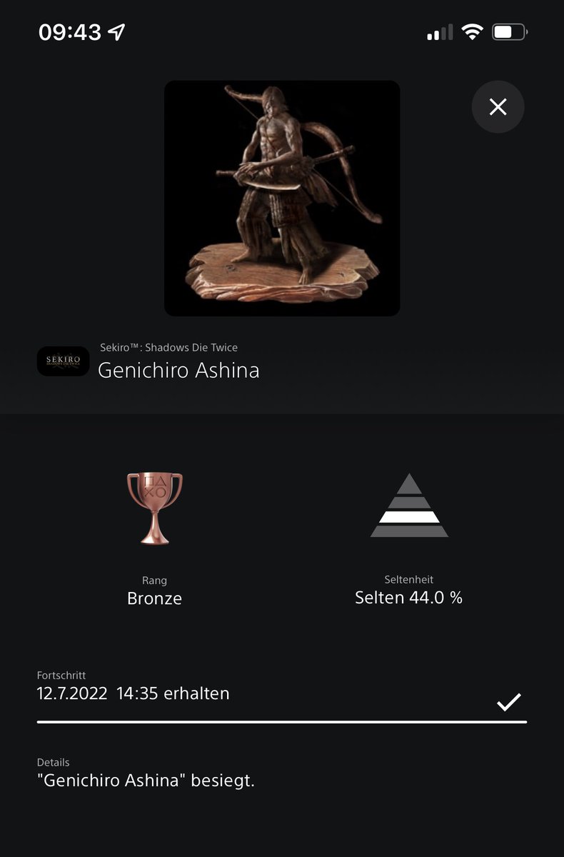 Hätte nie gedacht, dass ich den mal schaffe! ⁦@rainersigl⁩, bin ich etwa reif für Elden Ring?!