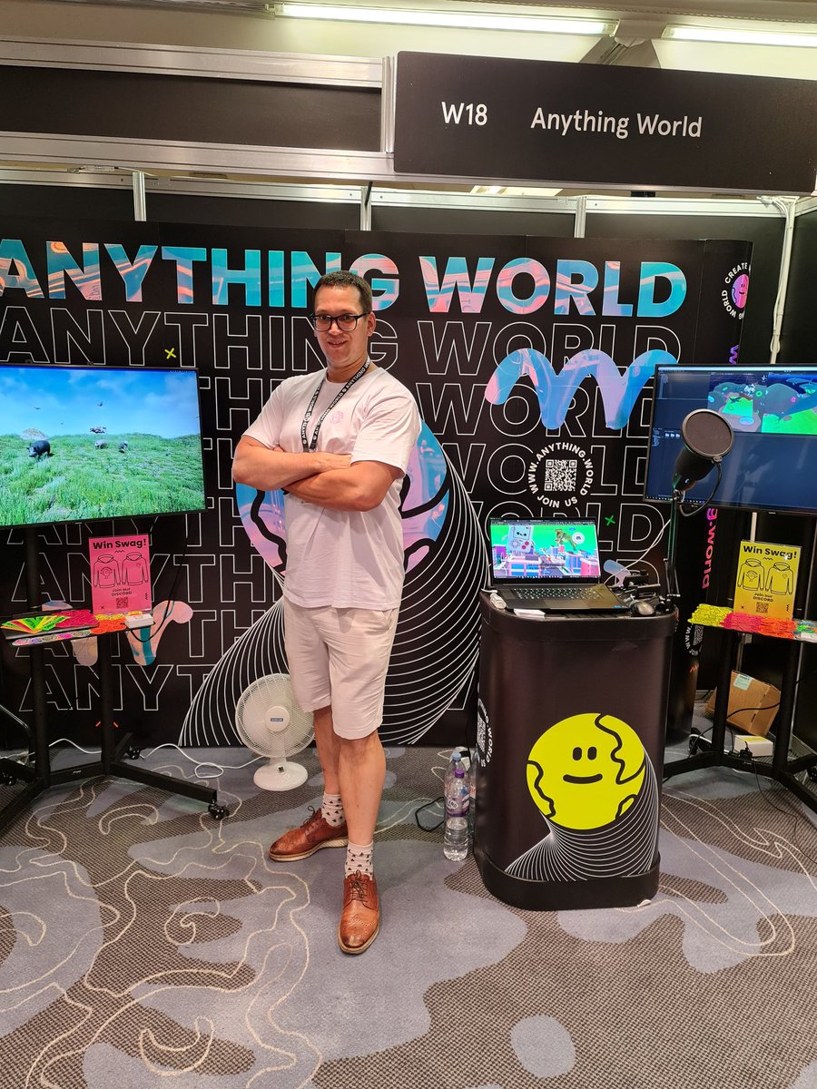BinaryCoder's tweet image. Day 2 😀 at Develop Brighton! If you havent had chance to check us out make sure you do!

We are @_AnythingWorld World! We allow you to bring your projects to life with 1000s of 3D characters ready to be used for #games!

#tech #indiedev #unity3d  #metaverse #gamedeveloper