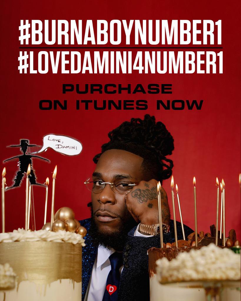 We’re still on it 🇬🇧🇬🇧 go purchase the album on iTunes. Link below 

burnaboy.lnk.to/LoveDaminiiTun… #LOVEDAMINI4NO1 #LOVEDAMINI
