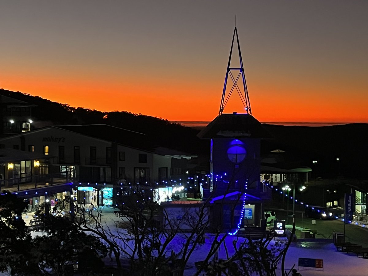 Not one for posting sunsets on Twitter but couldn’t help myself with this one tonight at <a href="/mtbuller/">Mt Buller</a>