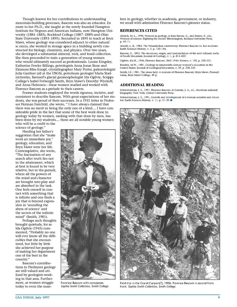 HurleySupply's tweet photo. RT FisherSciEU "#FlorenceBascom was another woman in science who paved the way for many other women today. She was born on July 14th, 1862, in Williamstown. Bascom was an expert in crystallography, mineralogy and petrography, thanks to which she mana… https://t.co/kQbJo4AQmk"