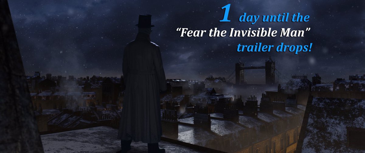 Only one day to go! Tomorrow sees the release of the brand new trailer for Fear the Invisible Man. 

#hgwells #filmproduction #filmmaking #theinvisibleman #victorian #period #mandmfilmproductions #hanoverpictures #sterlingpictures #101filmsinternational
