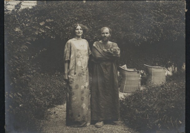 #fotodelgiorno: Gustav Klimt e Emilie Flöge