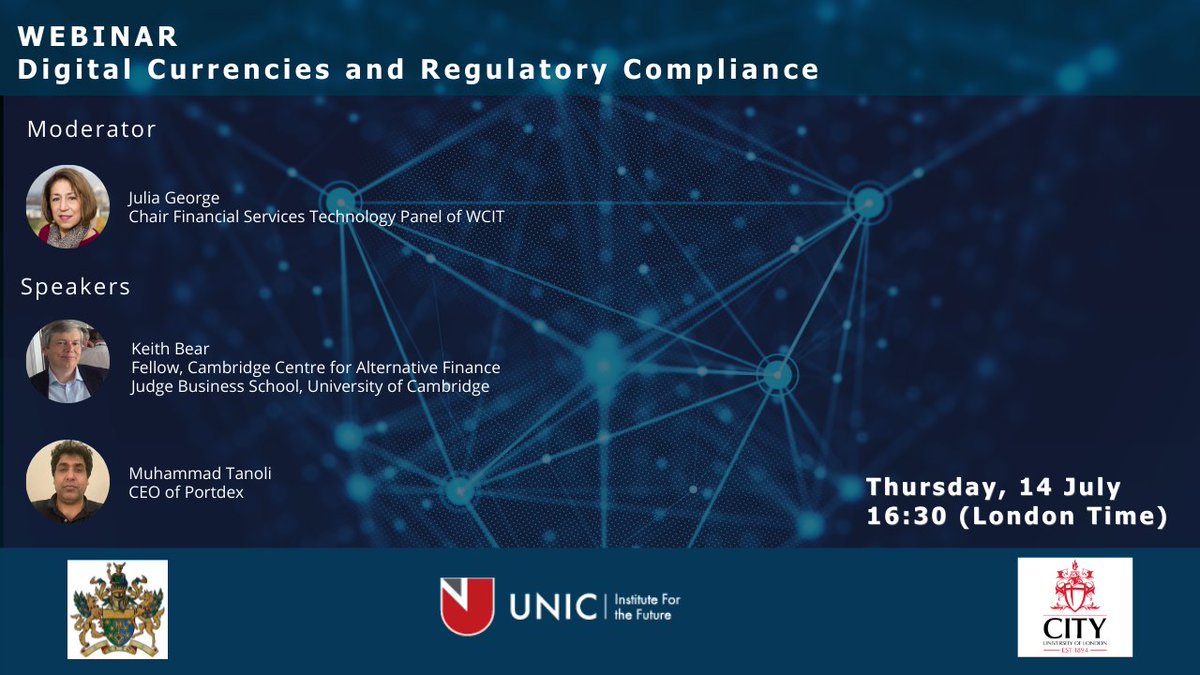 Digital Currencies and Regulatory Compliance Webinar!
Join us Today, at 16:30 (London time)
More info- decentralized.com/digital-curren…