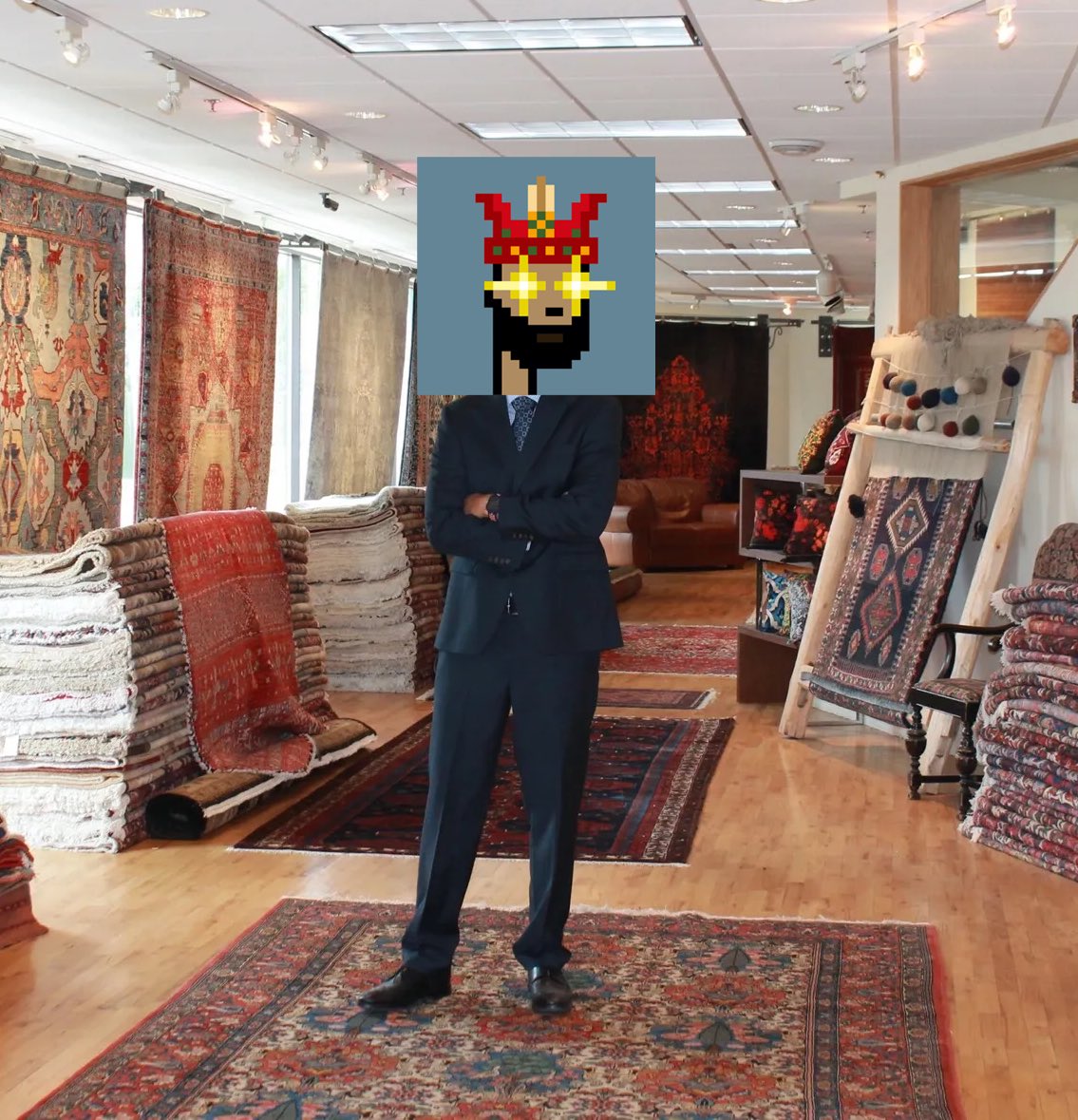 thepersians_nft's tweet photo. 💰 Free Mint 

🇮🇷 5,555 Persians on Ethereum 

🧶 We got Rugs!

💟🔁 Like &amp; RT for WL
#NFT #NFTCommunity #FreeMint https://t.co/vyPM786Kdz