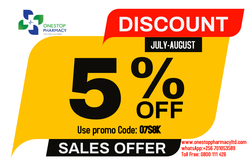 Get 5% #discount on all your purchases. Present or use *O7S8K* promo code at any branch or website respectively to redeem your discount.
This offer runs till August.
Make your orders now