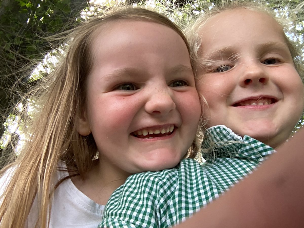 Enjoying the sunshine this afternoon #schooldays #makingmemories