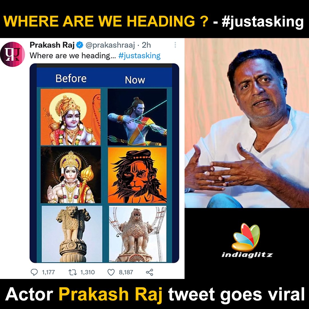 igtamil's tweet image. @prakashraaj tweet gone viral 

#PrakashRaj #ActorPrakashRaj #Tweet #JustAsking